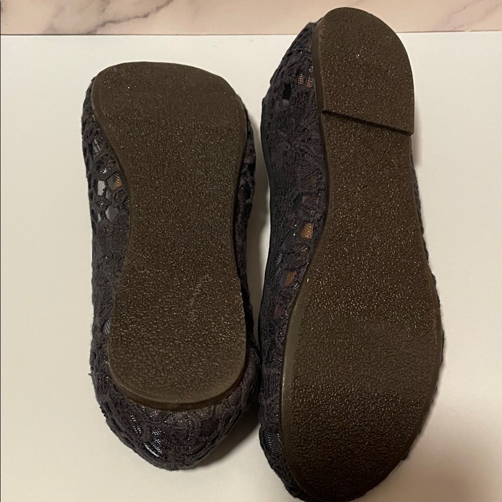 MUDD Navy Blue Lace Ballet Flats Size 6.5 NIB - Picture 4 of 11